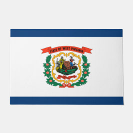 Felpudo Bandera del Estado de Virginia Occidental