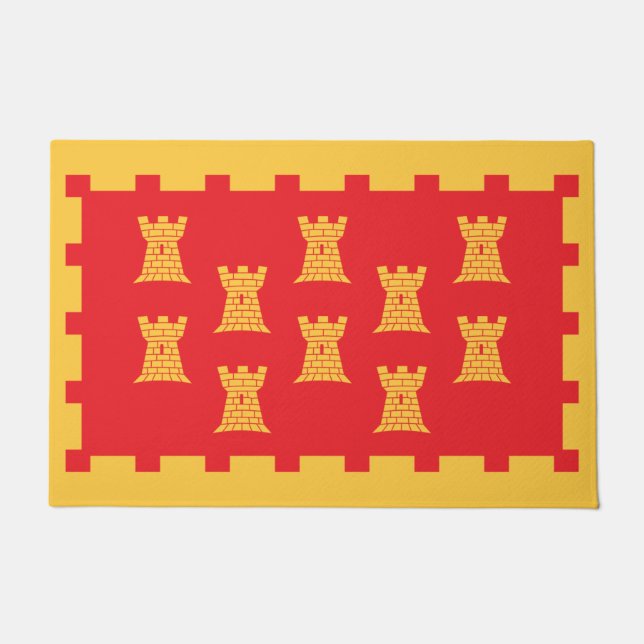 Felpudo Bandera del Gran Manchester (condado del Reino Uni (Anverso)