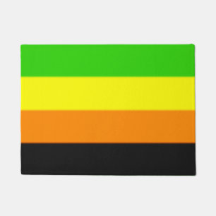 Felpudo Bandera del Orgullo Aromántico de las Malvinas