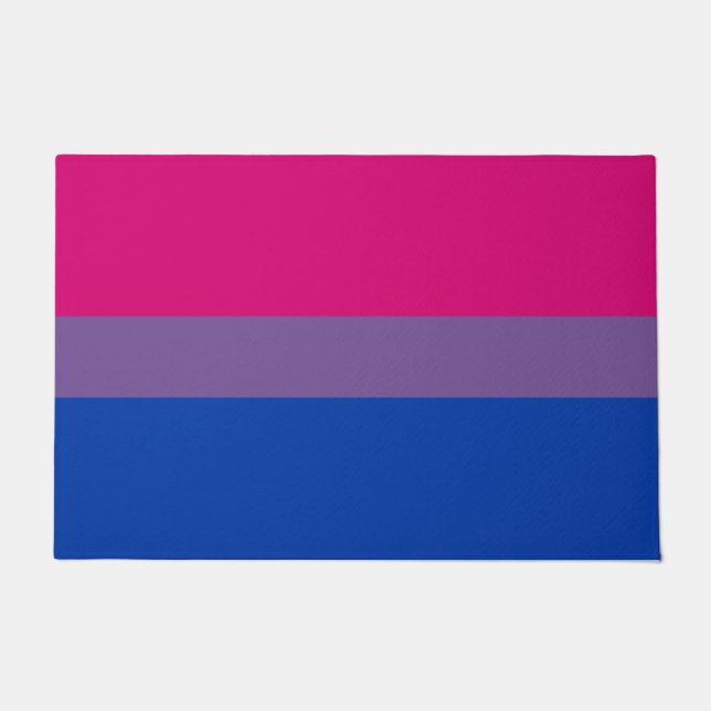Felpudo Bandera del Orgullo Bisexual (Anverso)