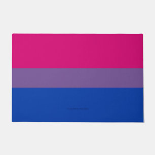 Felpudo Bandera del Orgullo Bisexual de SlipperyJoe lavand