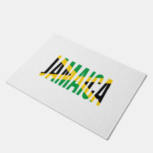 Felpudo Bandera Del Orgullo Jamaiquino De Jamaica