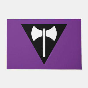 Felpudo bandera del orgullo lésbico SlipperyJoe feminista 