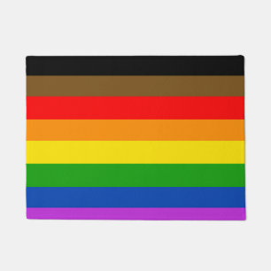 Felpudo Bandera del Orgullo LGBT inclusiva