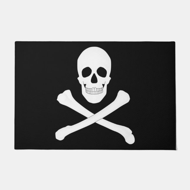 Felpudo Bandera del pirata (Jolly Roger) (Anverso)