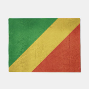 Felpudo Bandera del República del Congo