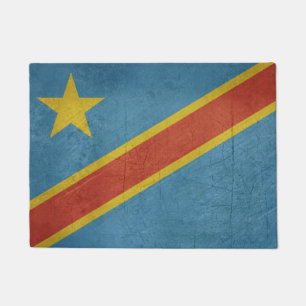 Felpudo Bandera Democratic del República del Congo