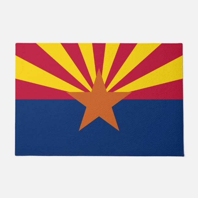 Felpudo Bandera Estatal de Arizona (Anverso)