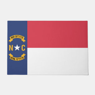 Felpudo Bandera estatal de Carolina del Norte, Estados Uni