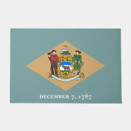 Felpudo Bandera estatal de Delaware (DE, EE.UU.)