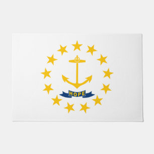 Felpudo Bandera estatal de la isla de Rhode