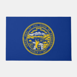 Felpudo Bandera Estatal de Nebraska