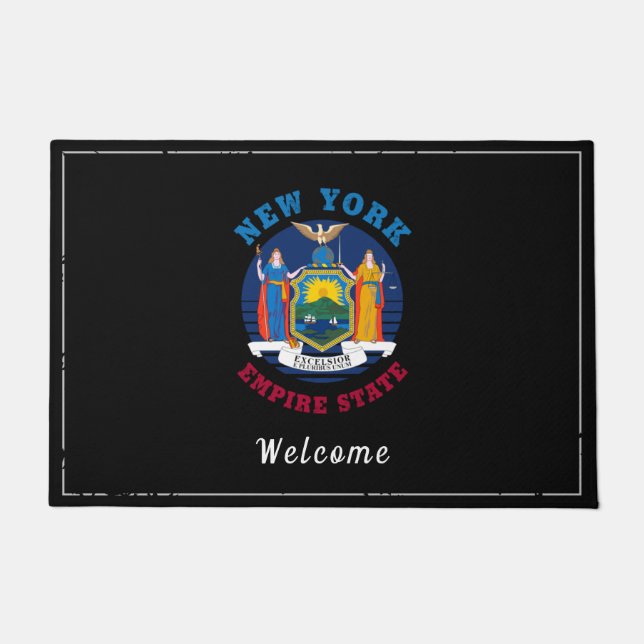 FELPUDO BANDERA ESTATAL DE NUEVA YORK (Anverso)