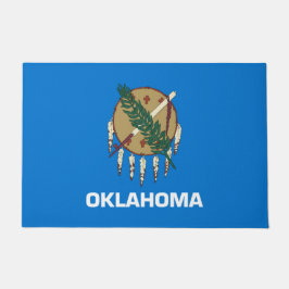 Felpudo Bandera estatal de Oklahoma
