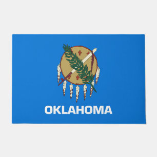 Felpudo Bandera estatal de Oklahoma, Estados Unidos