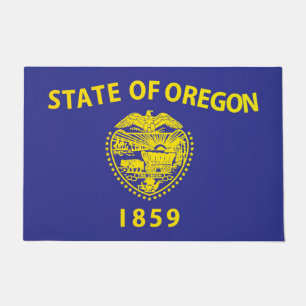 Felpudo Bandera estatal de Oregón, Estados Unidos