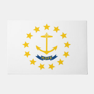 Felpudo Bandera estatal de Rhode Island, Estados Unidos