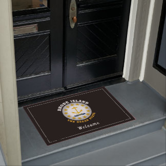 FELPUDO BANDERA ESTATAL DE RHODE ISLAND OCEAN