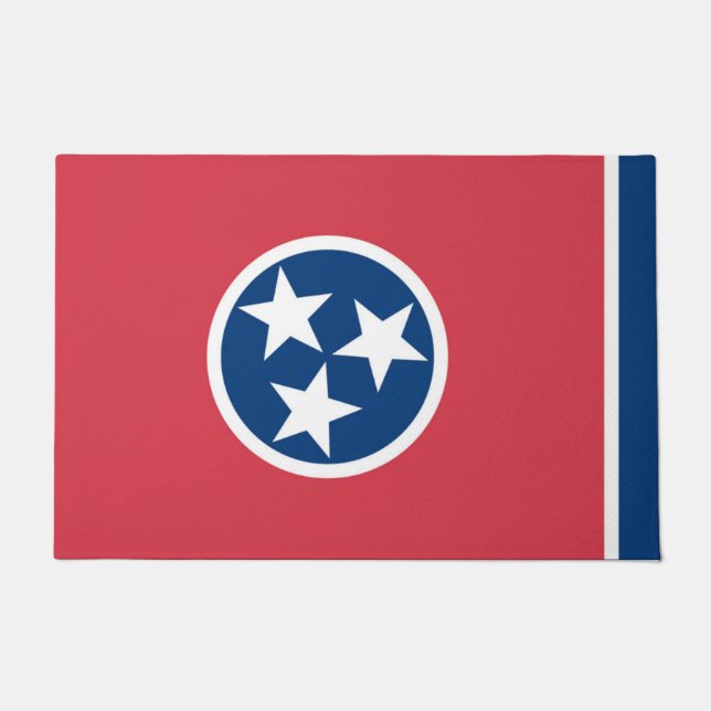 Felpudo Bandera estatal de Tennessee, Estados Unidos (Anverso)