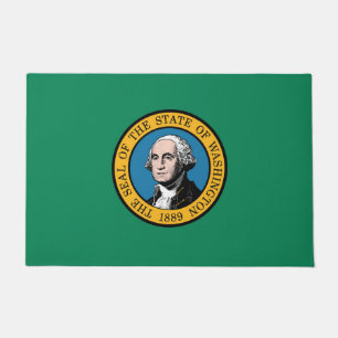 Felpudo Bandera estatal de Washington, Estados Unidos