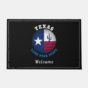 FELPUDO BANDERA ESTATAL TEXAS LONE STAR