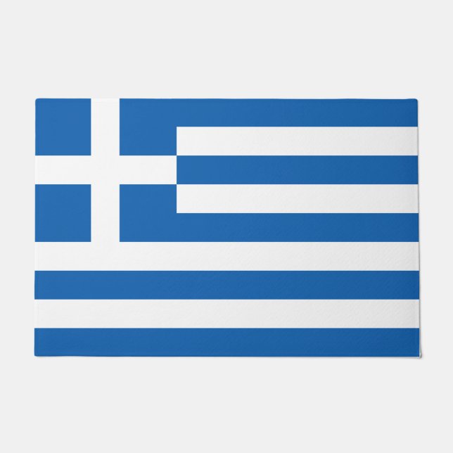 Felpudo Bandera griega (Grecia) (Anverso)