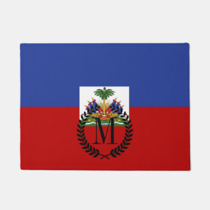 Felpudo Bandera haitiana clásica
