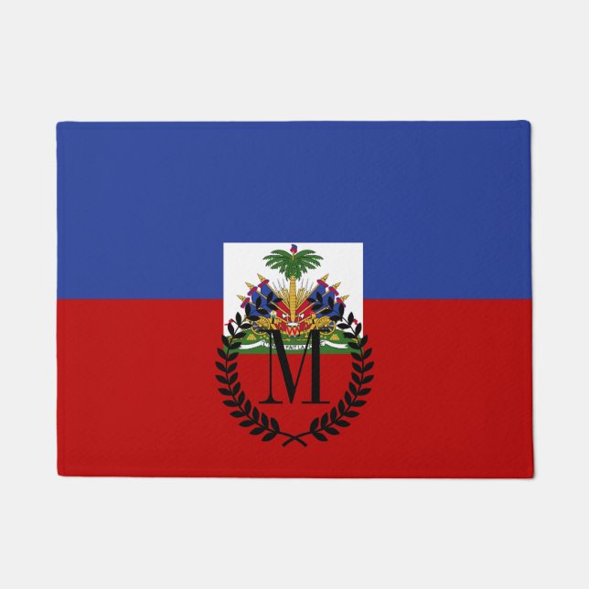 Felpudo Bandera haitiana clásica (Anverso)