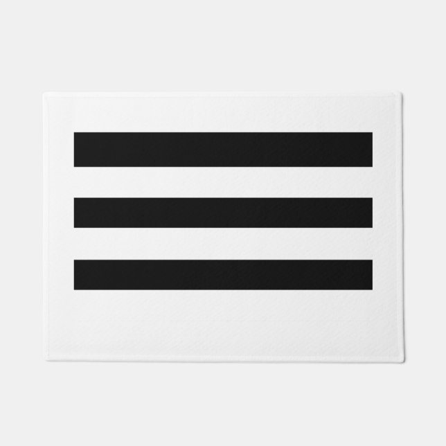 Felpudo bandera heterosexual (Anverso)