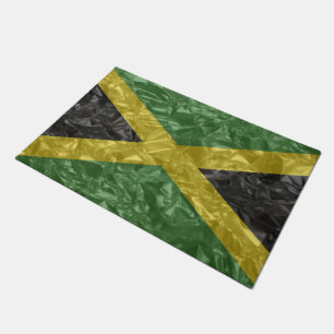 Felpudo Bandera jamaicana - arrugada