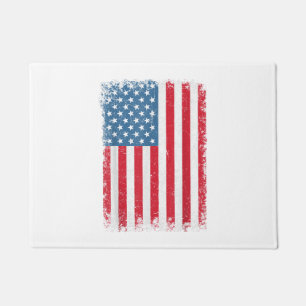 Felpudo Bandera Patriótica Americana De EE. UU. Para Hombr