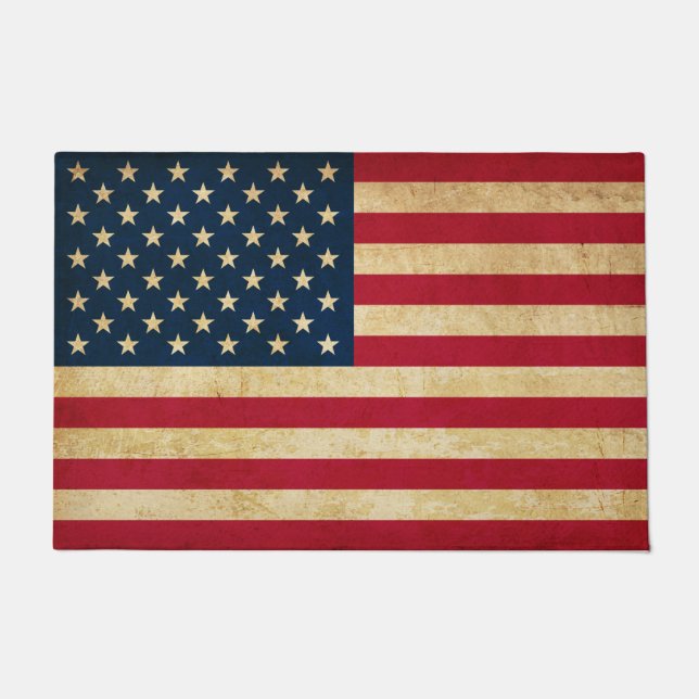 Felpudo Bandera Patriótica Original Estados Unidos (Anverso)