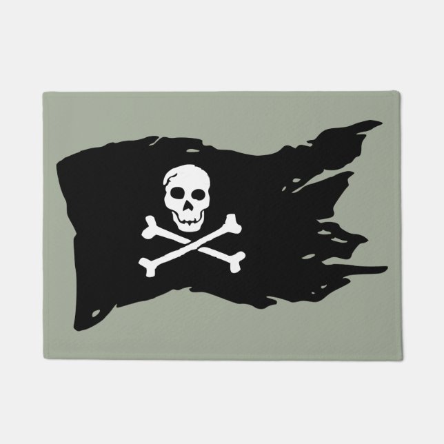 Felpudo Bandera pirata (Anverso)