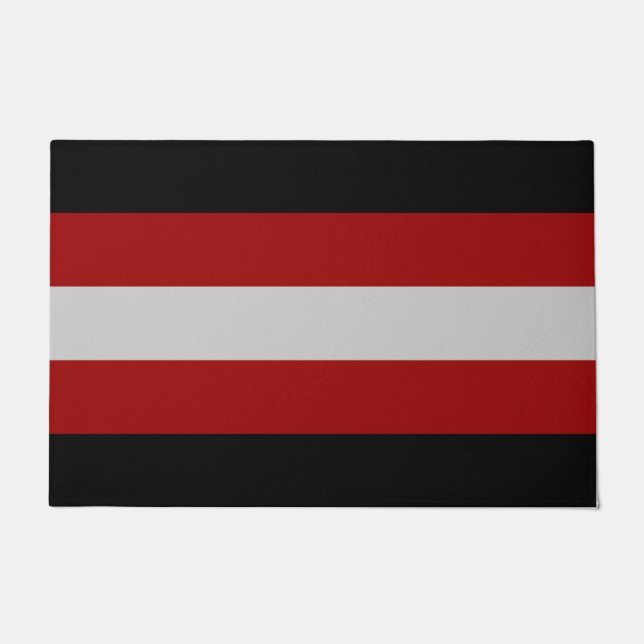 Felpudo Bandera satánica (satanismo) (Anverso)