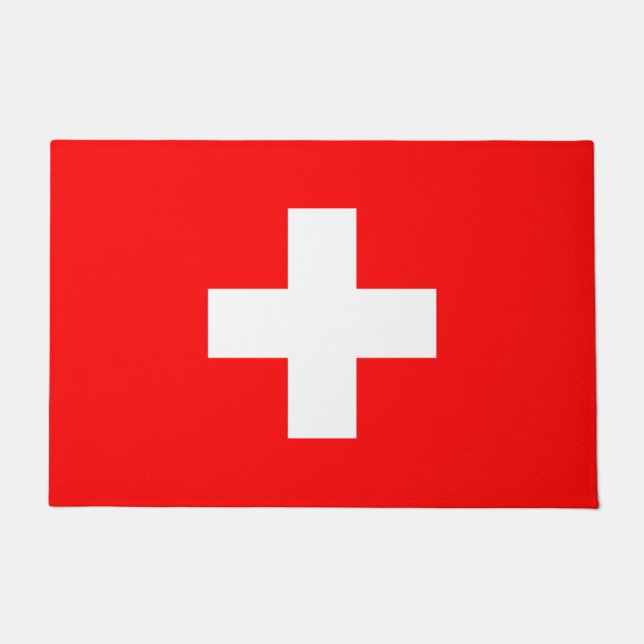 Felpudo Bandera suiza (Suiza) (Anverso)