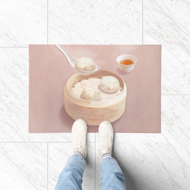 Felpudo Bao Baby - Tea Time Bao Buddies (Interior)