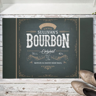 Felpudo Bar de Whiskey personalizado para el Viejo Borbón