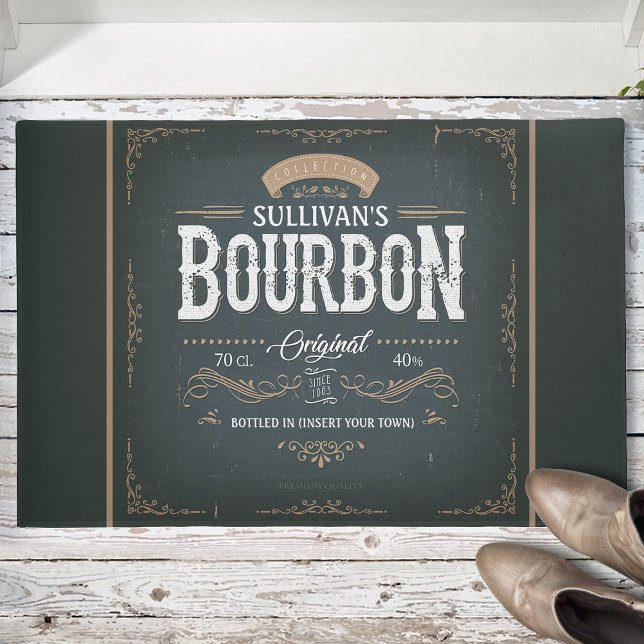 Felpudo Bar de Whiskey personalizado para el Viejo Borbón  (Subido por el creador)