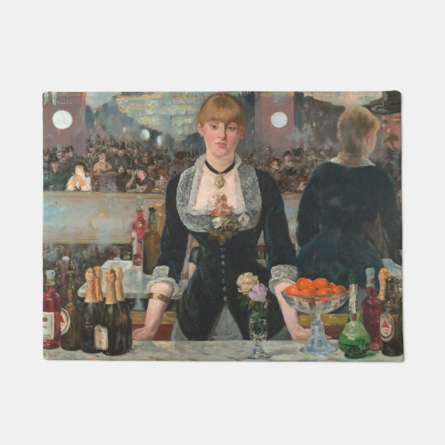 Felpudo Bar en el Folies-Bergère Edouard Manet (Anverso)