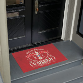 Felpudo Barbershop Estilista Barber Entrante Puerta Mat Ro
