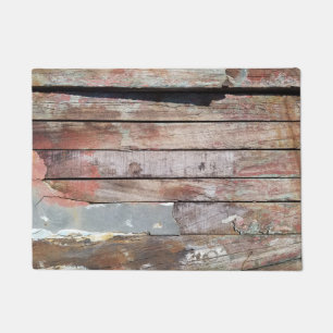 Felpudo Barca rústica de madera antigua