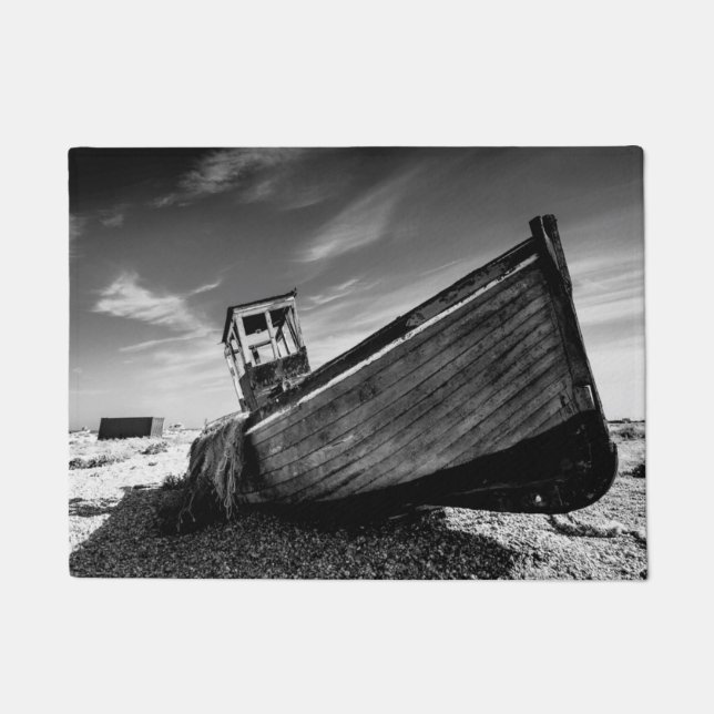 Felpudo Barco abandonado en la playa de Dungeness (Anverso)