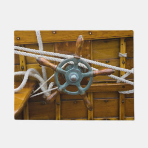 Felpudo Barco de madera antiguo