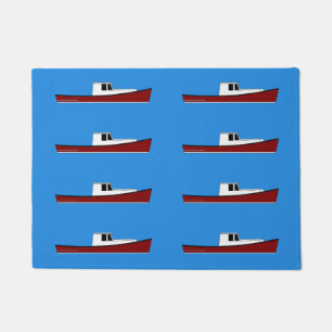 Felpudo Barcos de la langosta de Maine