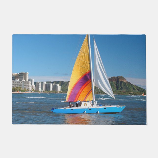 Felpudo Barcos de vela (Anverso)