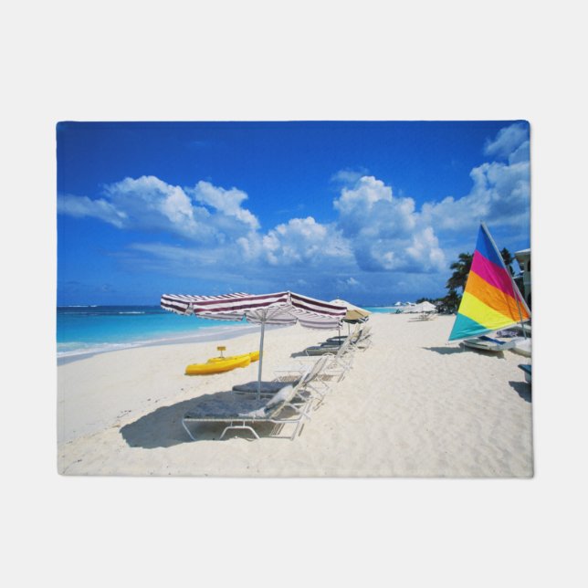 Felpudo Barcos y sillas de playa (Anverso)