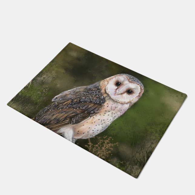 Felpudo Barn Owl Doormat (Angular)
