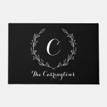 Barniz de puerta delantera negra personalizada y e