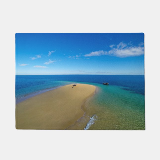 Felpudo Barra de arena e isla del Ibo del Dhow el |, (Anverso)