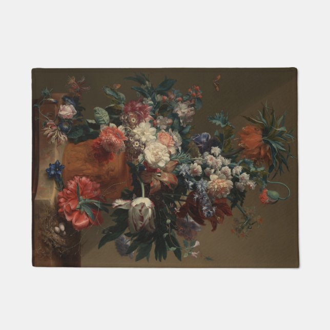 Felpudo Base de flores - Jan van Huysum (Anverso)